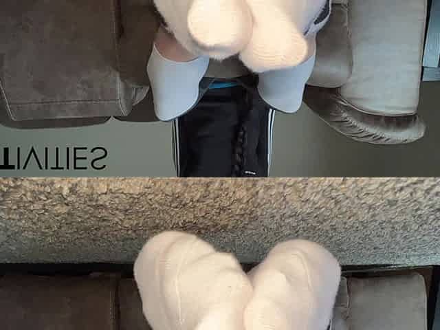 White Adidas Socks Ignore POV