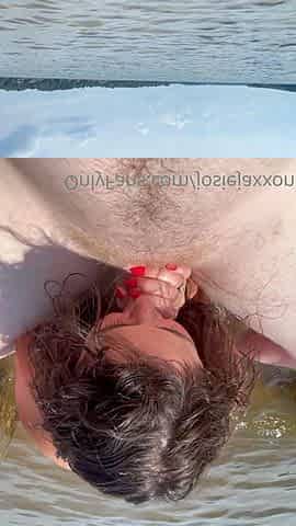 Amateur MILF blowjob cumshot