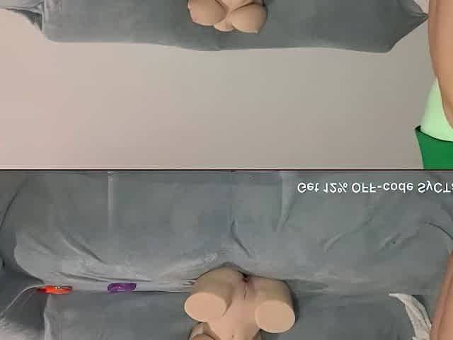My roommate shows me her constricted, breasty Tantaly doll