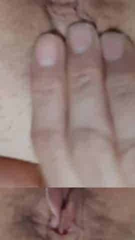 Close-up of Female Masturbation