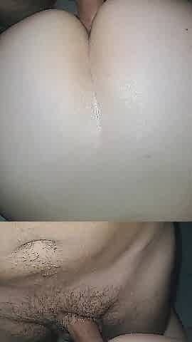 constricted booty and I cum