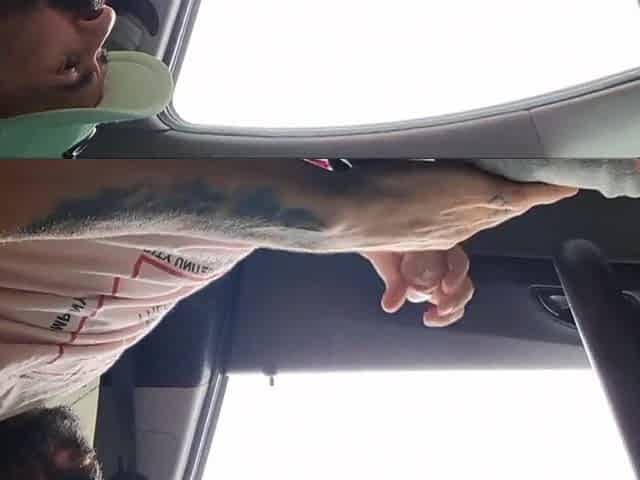 I stopped my car on the street and asked a hawt redhead for directions and took my wang out!