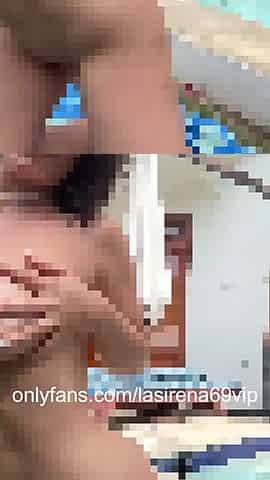 LaSirena69 Gets Sexually excited And Fingers Herself In Public