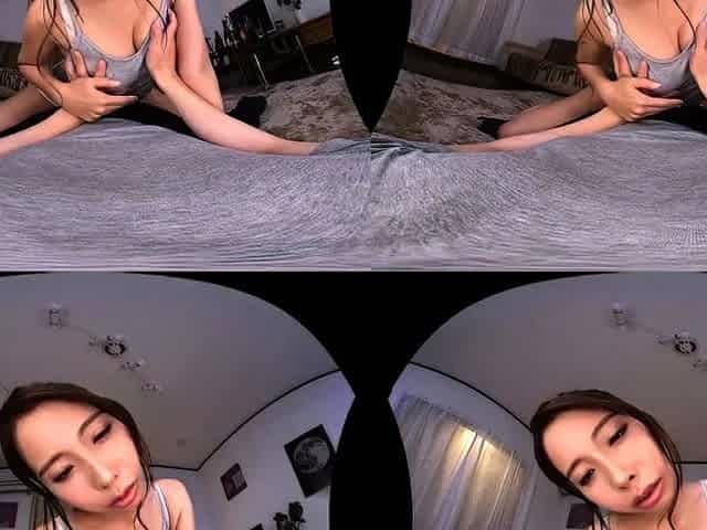 Small tit brunette teen fucks a big cock