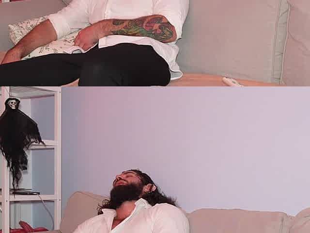 My Ai Girlfriend Came to Life on Halloween. Hardcore. He Finished on His Face.