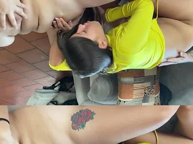 I Fuck My Stepdaughter's Pussy to Get From Class Threesome