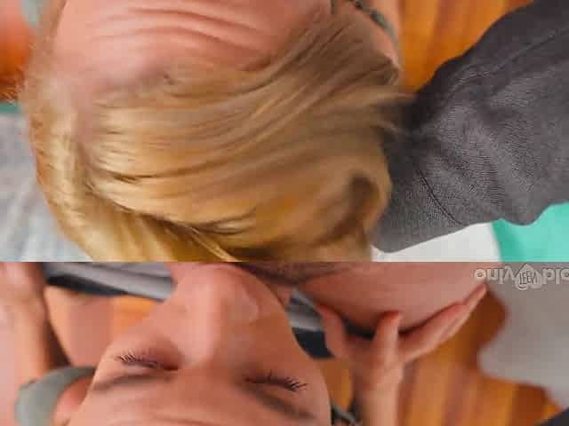 Khloe knows ho to handle a hard dick with her mouth POV