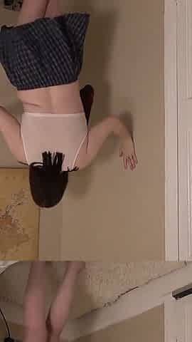 Naughty Cheeky Collage Girl Striptease
