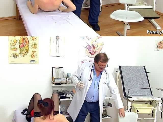 Old Obese Doctor Takes Care Of His Young Patients Pussy