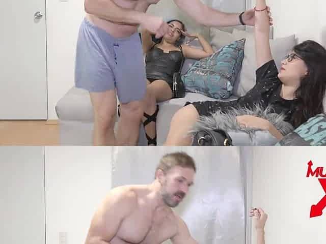 Petite latina teens share wild threesome ecstasy