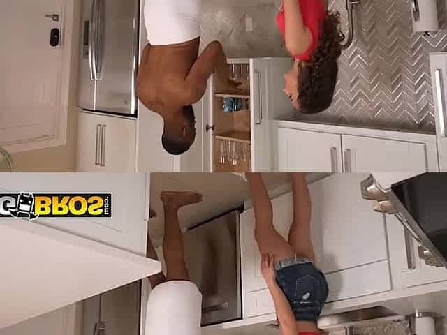 teen bushy neighbour take a large dick