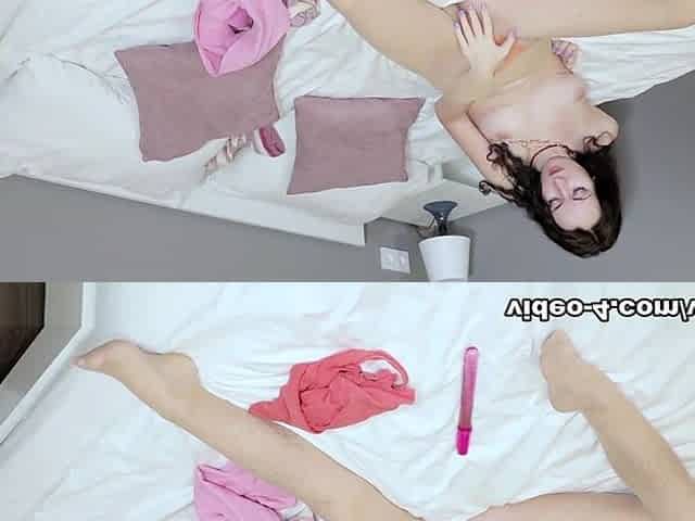 Vita enjoys masturbating in bed with orgasms - WeAreHairy