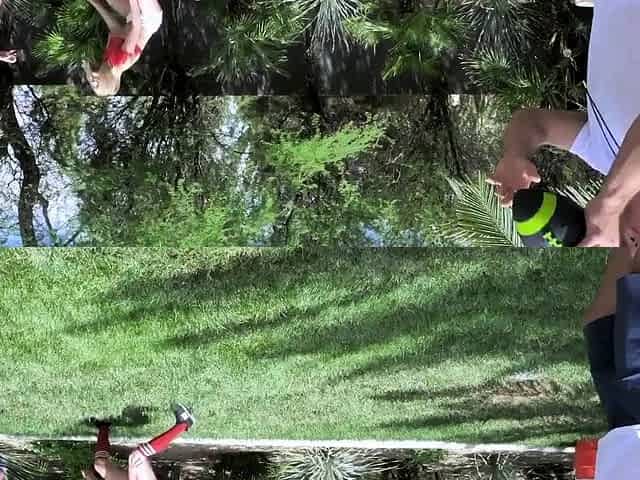 Hot Charlotte Sins And Kenna James Having Outdoor Fun With
