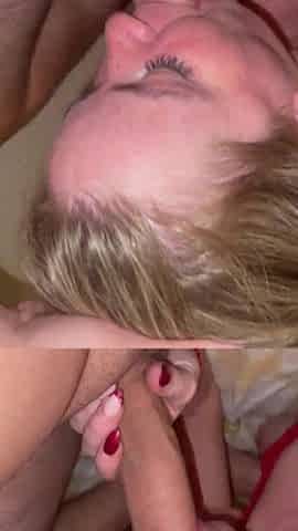 Step sister make great oral-job, lick balls, screw her bazookas and screw her throat
