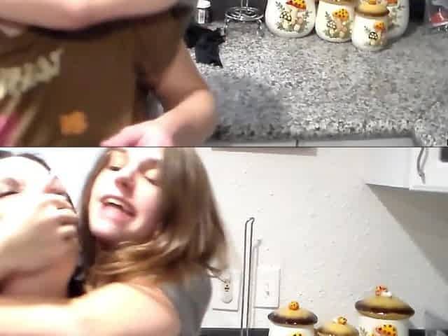 Grabbing Step-mom with Extreme Handgag