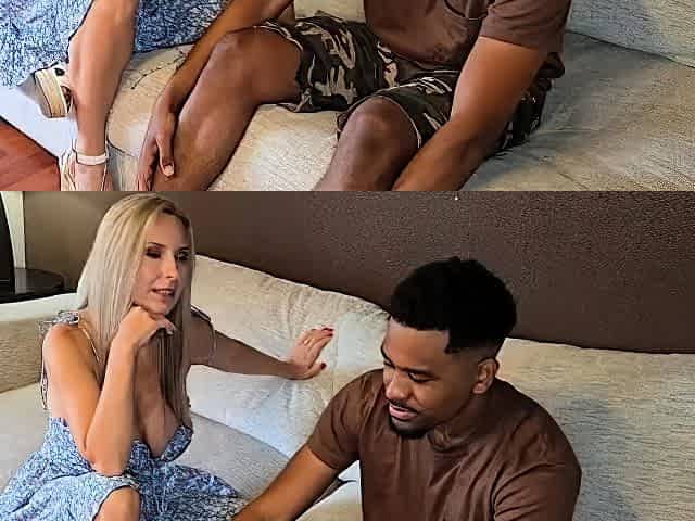 Blond cuckold white milf was incredible turn on for her