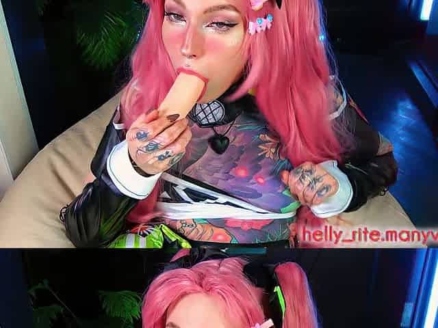 Vibrator for moist holes of Nicole Demara cosplay