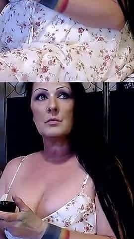 Pretty MILF Smoking