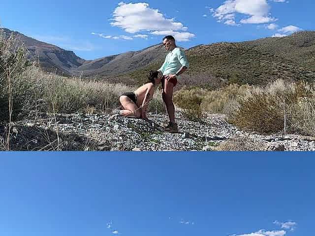 College Playgirl Bangs on the Trail - Public Outdoor Sex