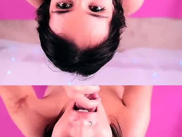 Amateur teen blowjob babe facialized