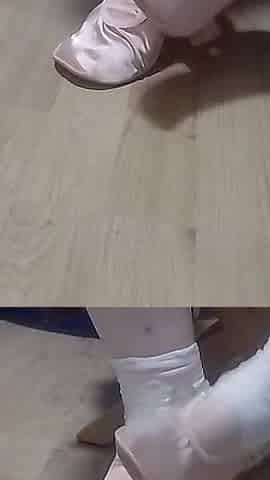 My First Gymnastics Slippers with White Socks