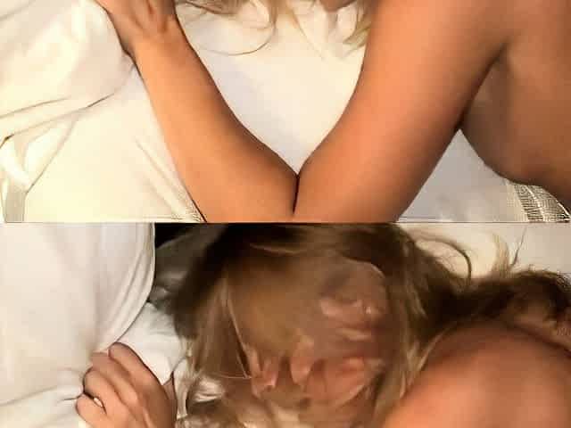 Interracial bareback breeding blonde prone bone