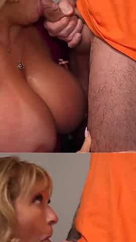 Auntie Melons Visits! Step-family Orgy