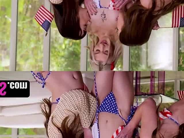 Mira Monroe, Lana Monroe And Lana Smalls In Memorial Day Fffm Reverse Gangbang