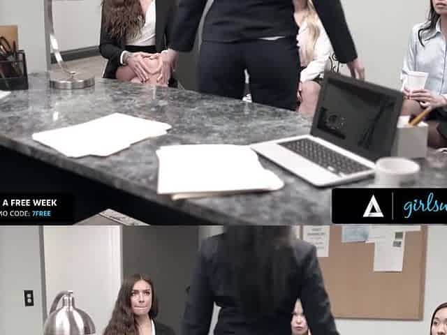 Hawt Colleagues Have Foursome With Boss