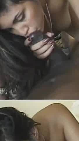 Beautiful, Sexy and Hot Brunette Gets Fucked Doggy Style by a Big Black Cock