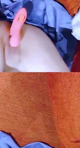 Extreme close up on her pussy taking toys