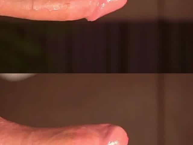Deepthroat fellatio and a lot of drooling