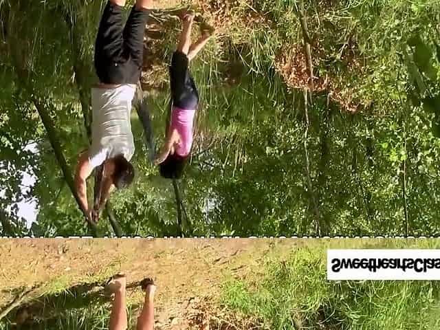 I Love It When You Fuck Me Like That! 18yo Couple In The Forest For