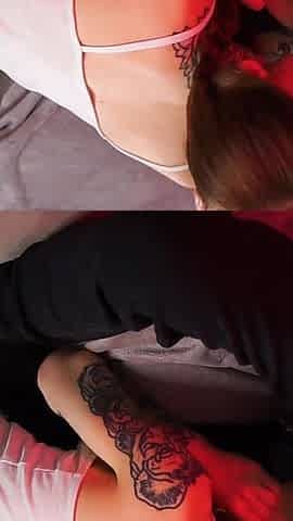 Petite Ginger Girl Gets Facial and Swallows