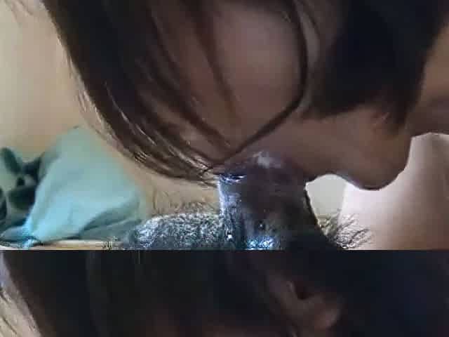 Japanese Amateur Loves a Mouthful of Cum