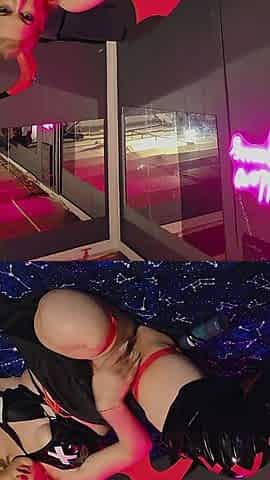Blonde Ak Amputee Masterbating & Cumming W/ Bare Stump, Ahegao Face in Cosplay