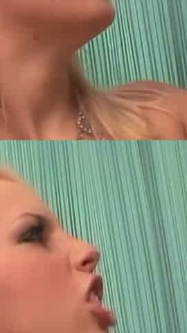 Cum in Mouth Comes From the Classy Glass She Eagerly It From After Threesome.