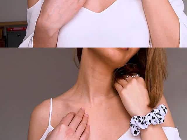 Beautiful teen brunette Jessica Sinn masturbates