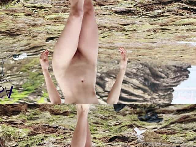 Golden Shower on Nudist Beach