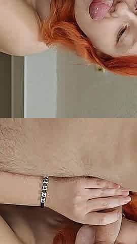 Redhead Tiny Stepsister Close-up and Sex.