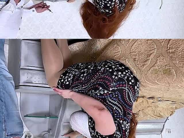 Older mother i'd like to fuck took a large rod in her booty