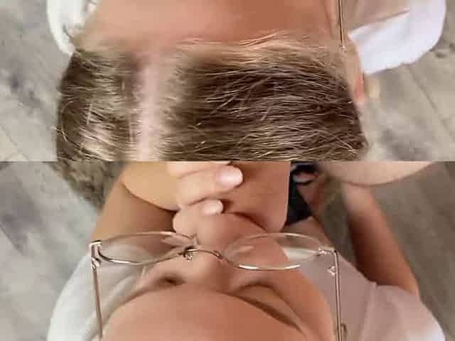 My insatiable step sis Lauren can't wait to give her first time thick rod taut labia practice to her molten teenager woman crush