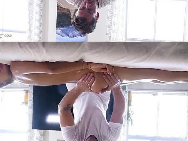 Beautiful Model Uma Jolie Cheats on Her Boyfriend with the Masseur