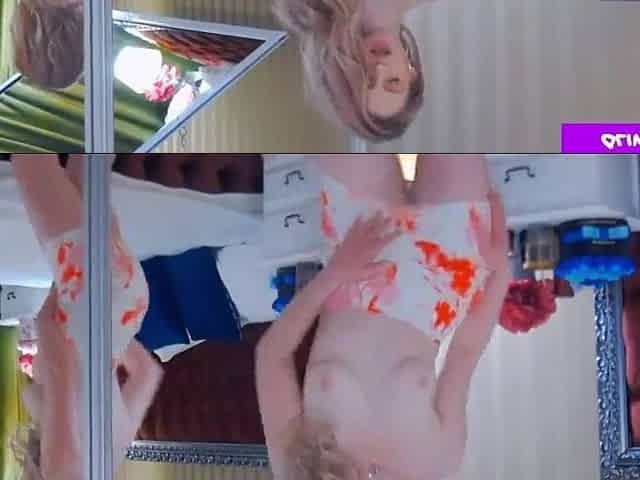 Hawt Little Titty Blond Olivia Onya