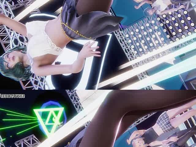 [mmd] Sunlight Marie Rose Tamaki Sexy Striptease Doa Hentai Uncensored 4K 60fps