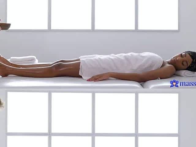 Asia Rae SUPERLATIVELY GOOD black oil massage FULL SCENE - Massage Rooms