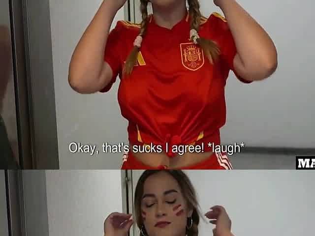 Mr Pover And Marta Villalobos - Big Ass Spanish Supporter Fucked Anal And Dp In Parking Lot After Soccer Match !!!