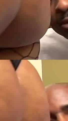 BBW Black Pussy with a Big Ass Banged by a Big Black Cock