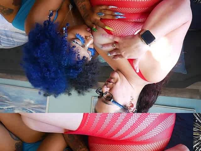 Lil Bleu J & Vicki Verona Sensual College Lesbians Fuck Away Midterm Stress with Passionate Pussy Worship!