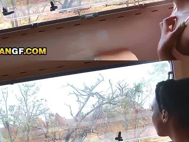 Satisfying Black Teen 18+ Wild Fucking In Real African Safari